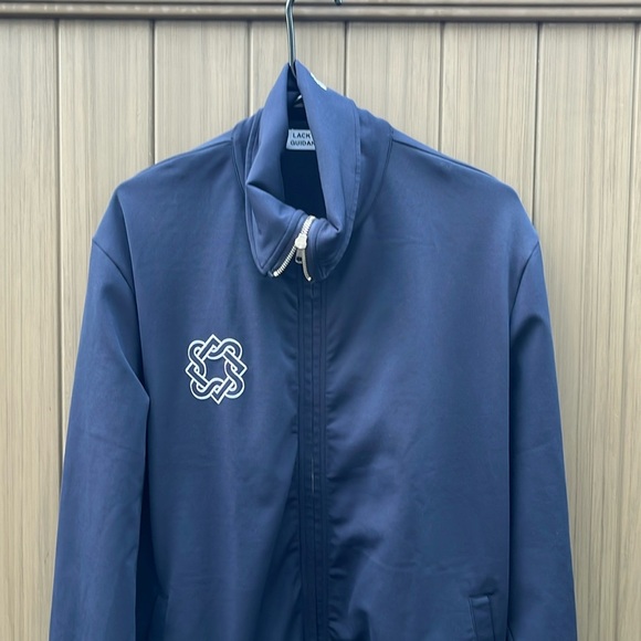 Lack of Guidance Roberto Track Jacket in Blue Men's Large Preppy Casual Sporty - Picture 2 of 12